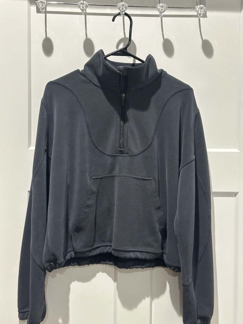 Lululemon Half-Zip Ribbed Pullover Sweatshirt Size 12